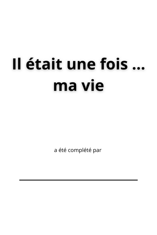 Raconte-moi ton Histoire Papa