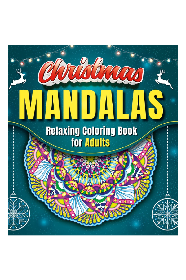 Christmas Mandalas Coloring Book for Adults