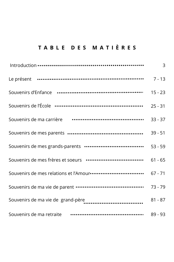 Raconte-moi ton Histoire Grand-Papa